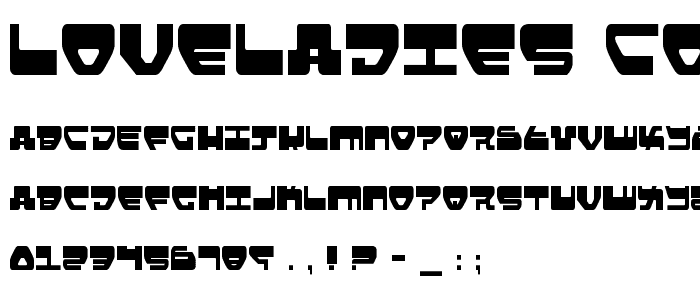 Loveladies Condensed font